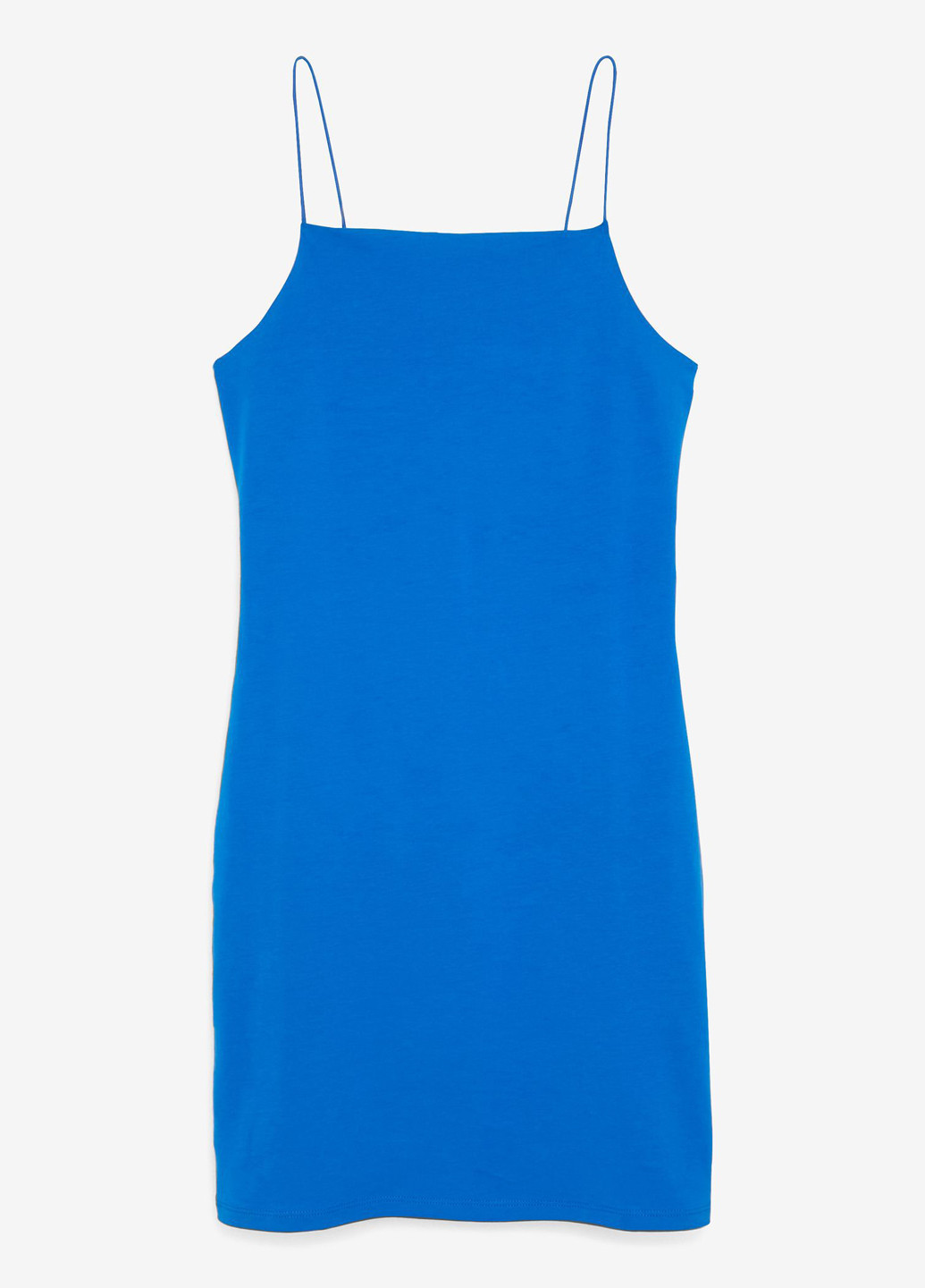 Синее кэжуал платье платье-майка Jennyfer однотонное