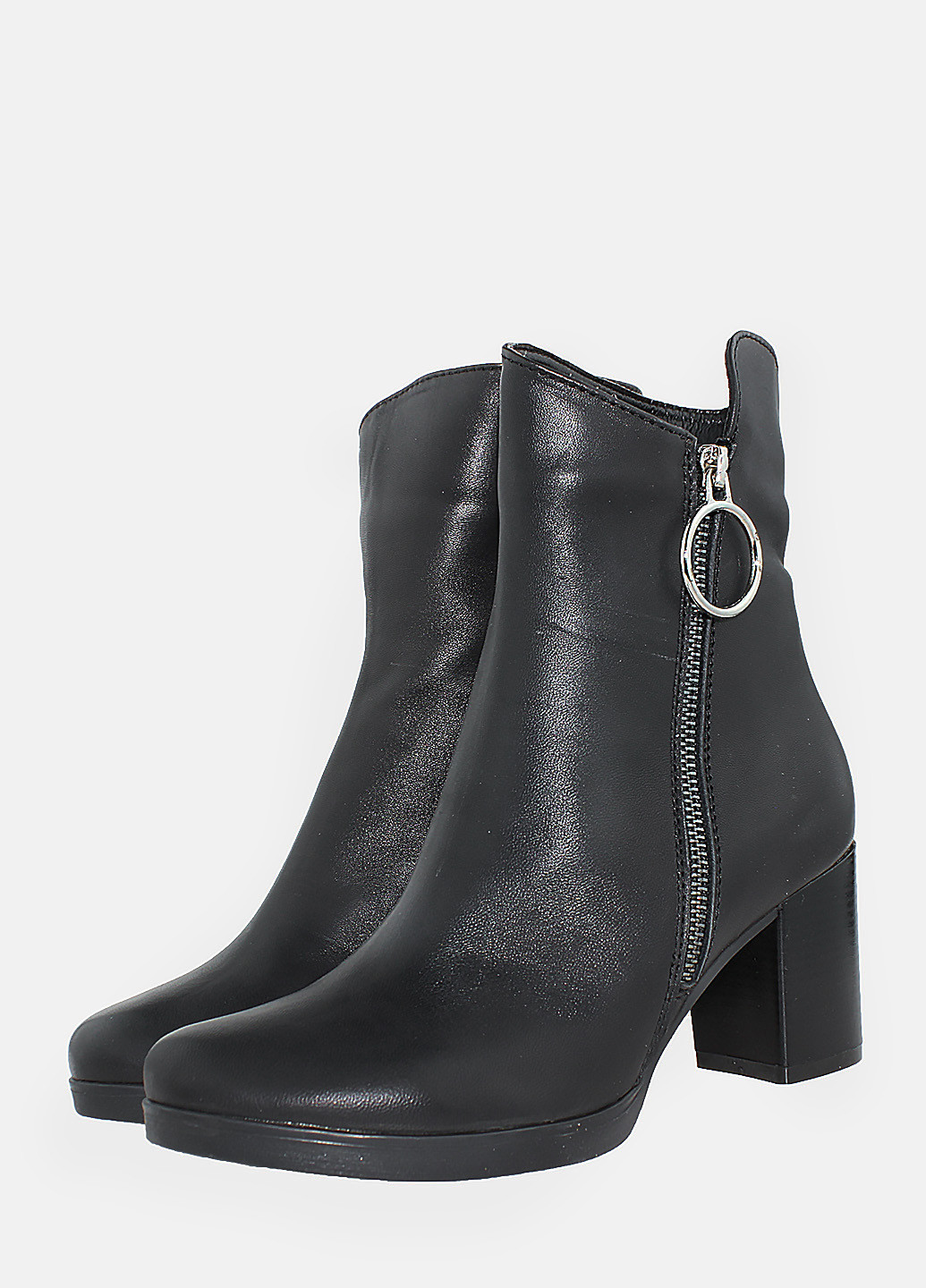 Осенние ботинки reб260 черный Eleni