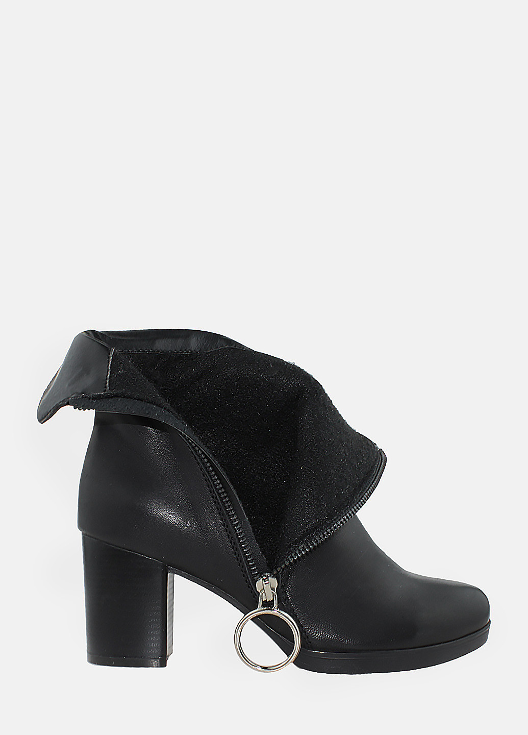 Осенние ботинки reб260 черный Eleni