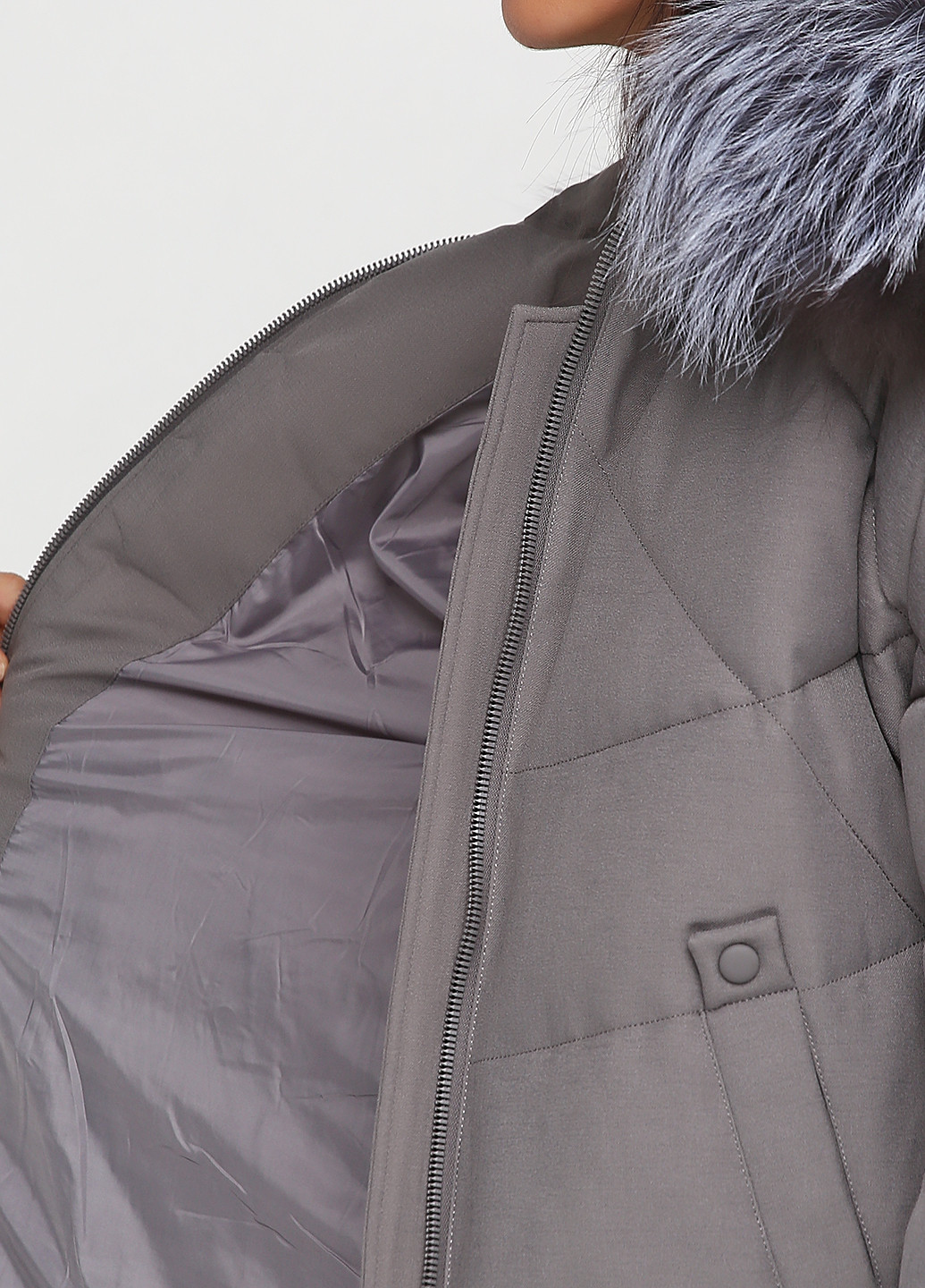 Серая демисезонная куртка Grace