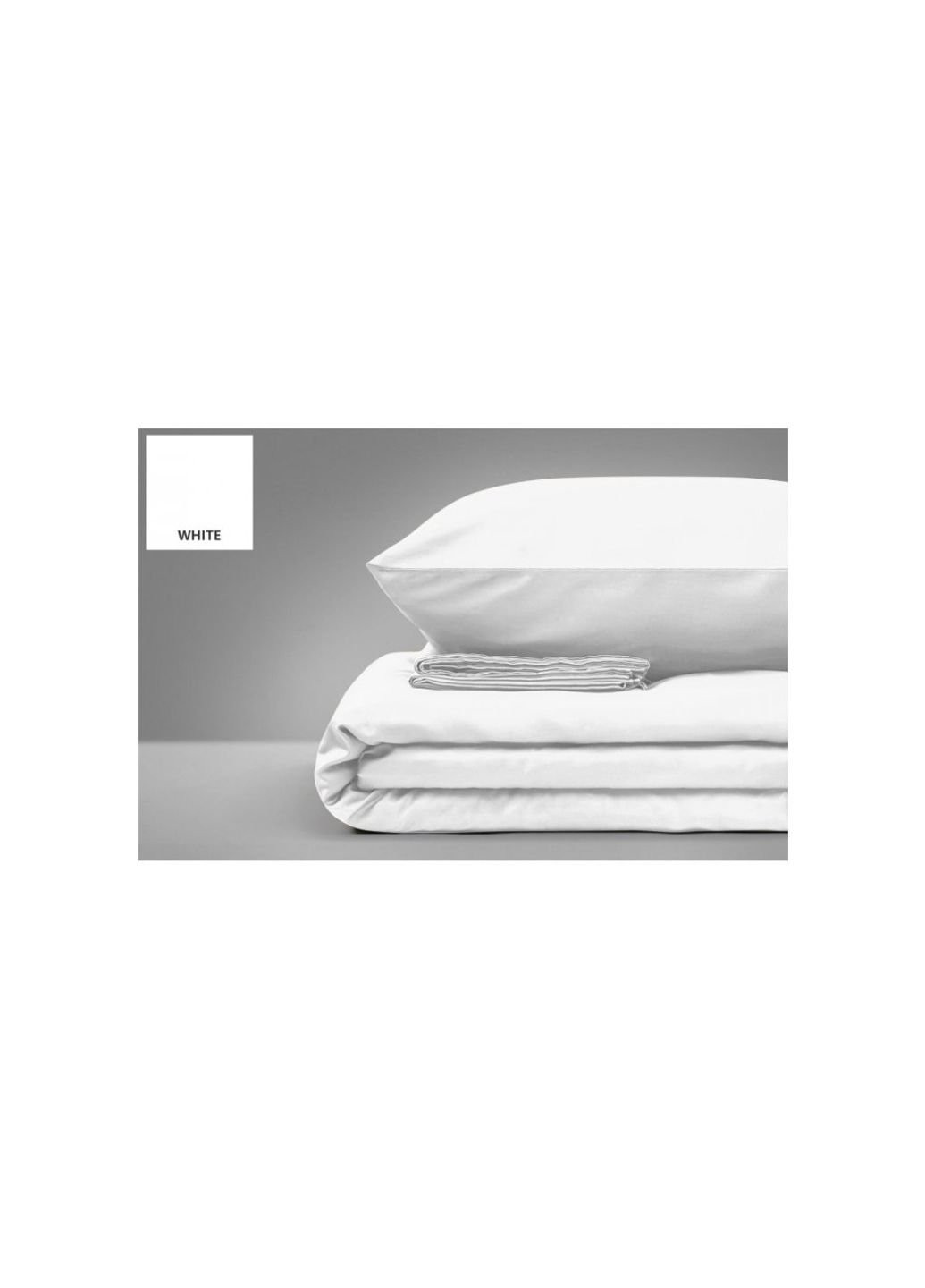 Постельное белье Бязь Premium White 160х220 полуторный Евро (2200001476189) Mirson (254076973)
