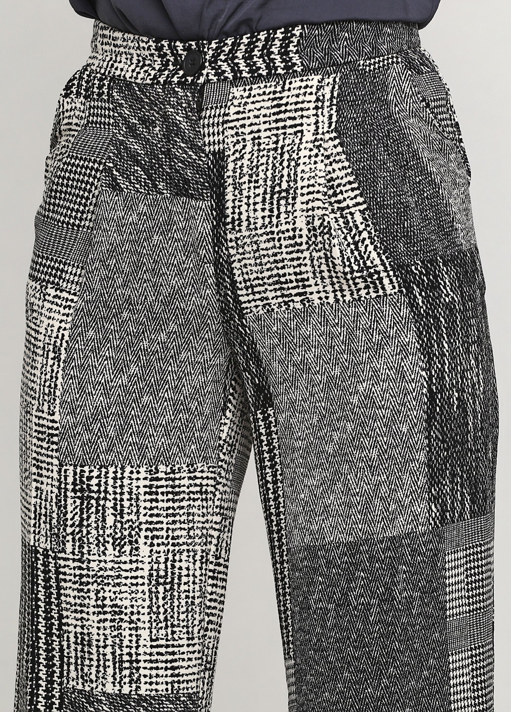 Комбинированные кэжуал демисезонные брюки Rinascimento