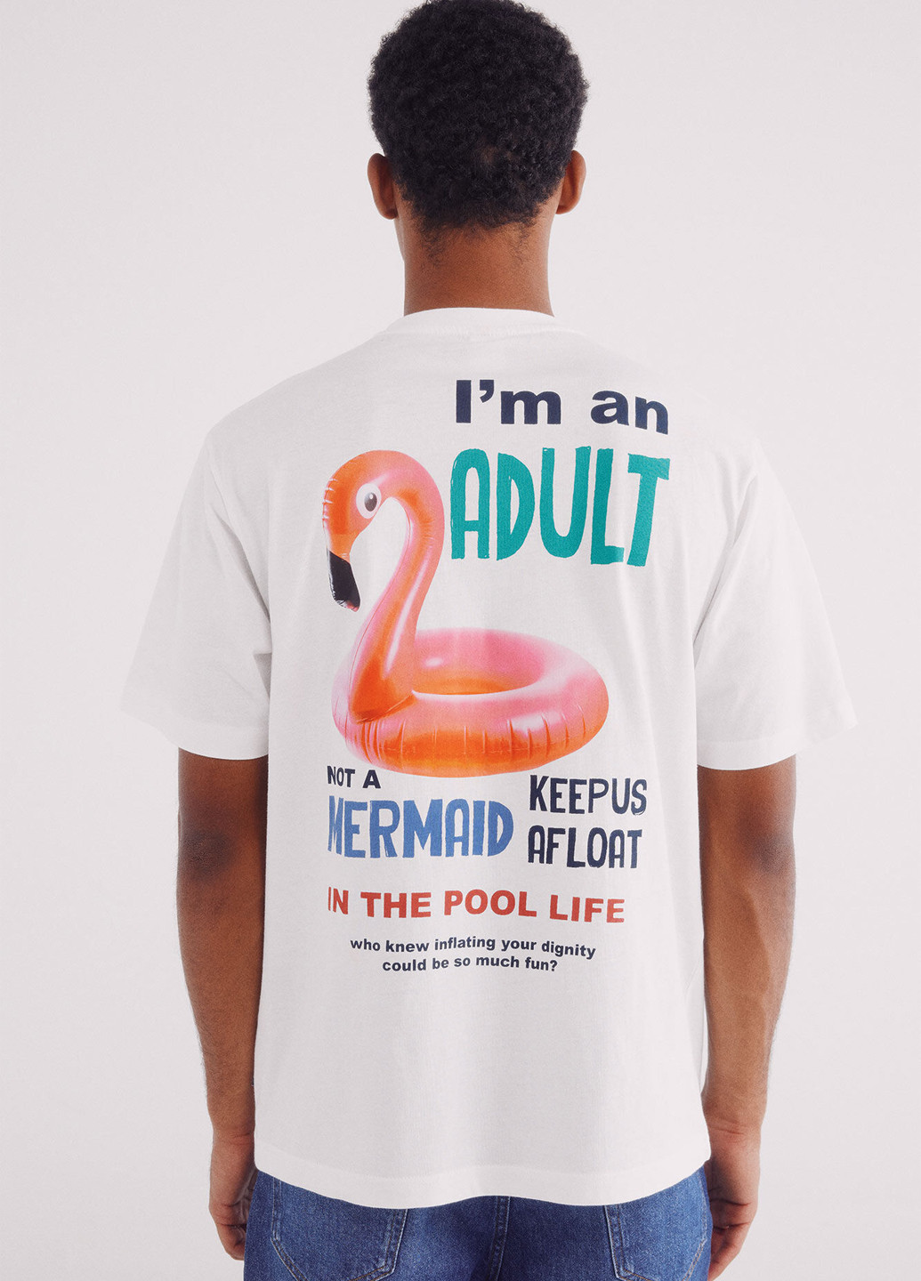 Біла футболка Springfield