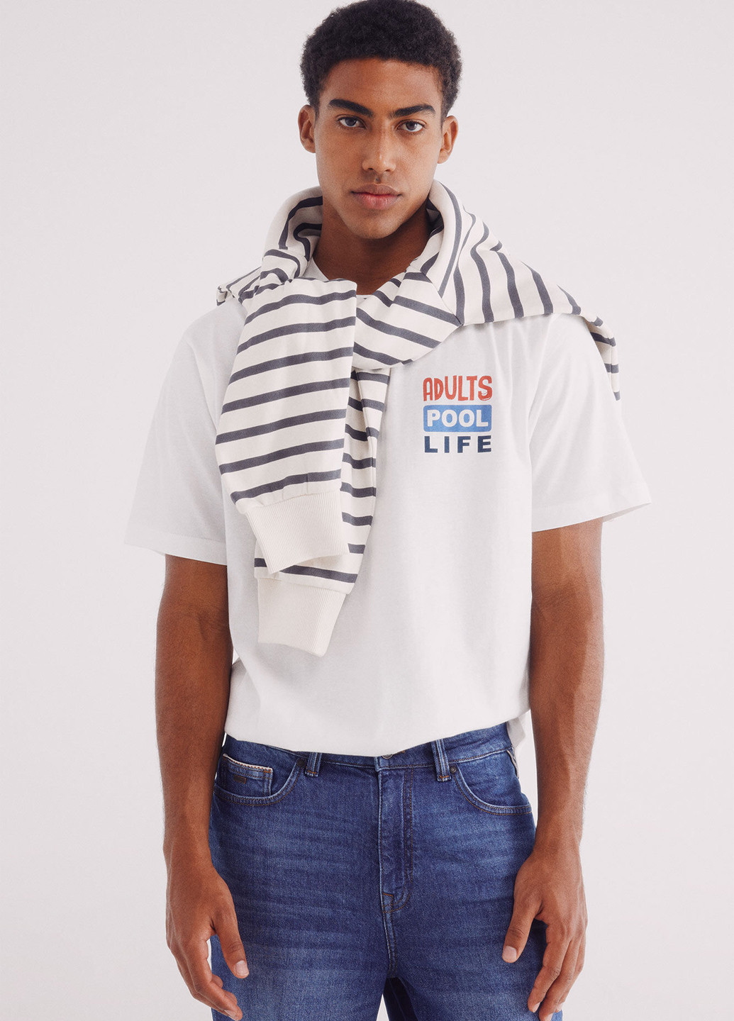 Біла футболка Springfield