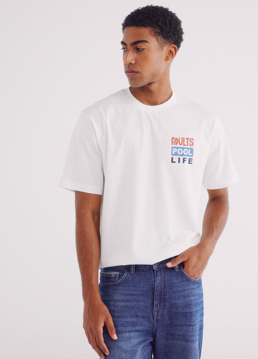 Біла футболка Springfield