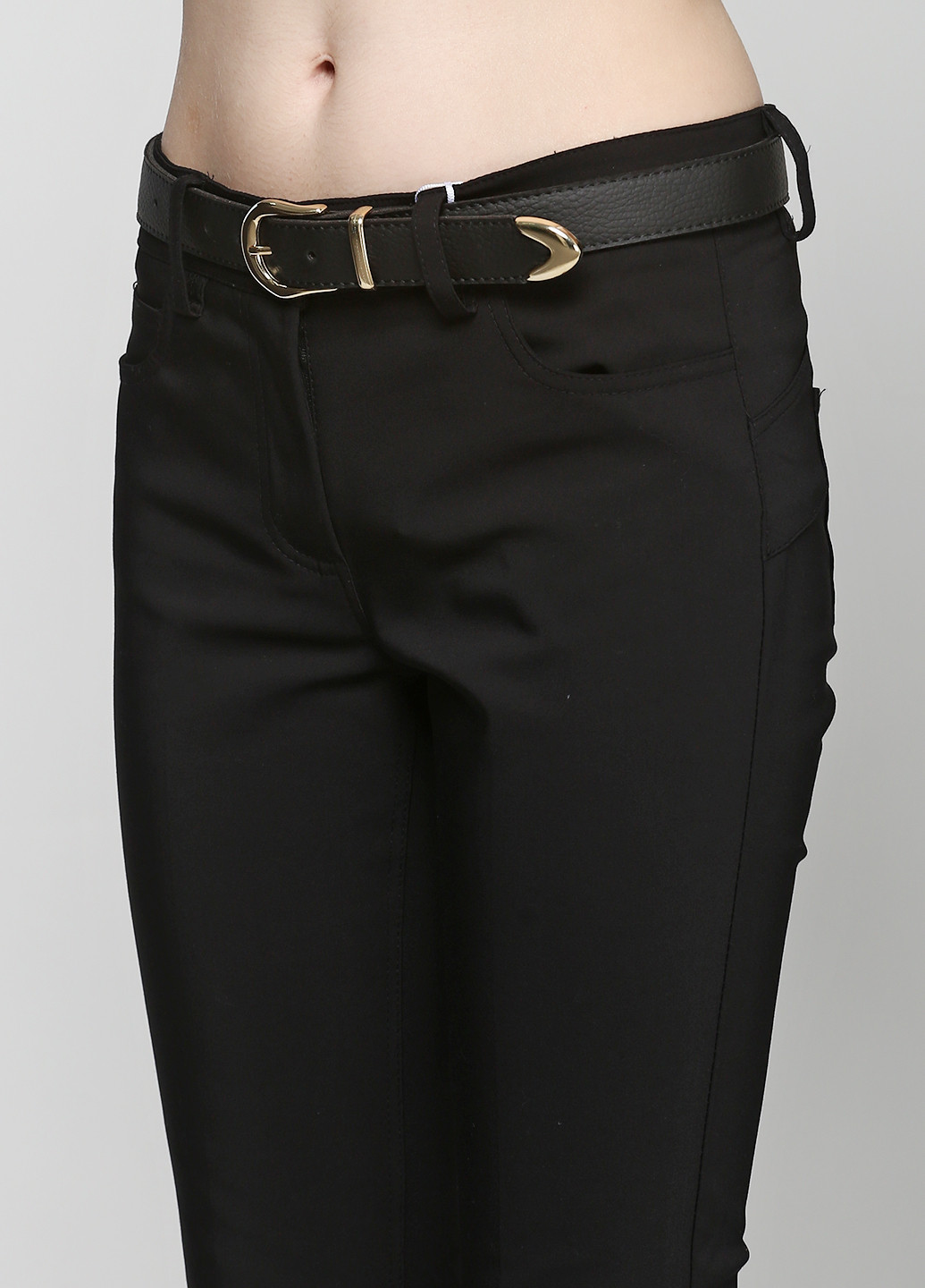 Черные кэжуал демисезонные зауженные брюки Rinascimento