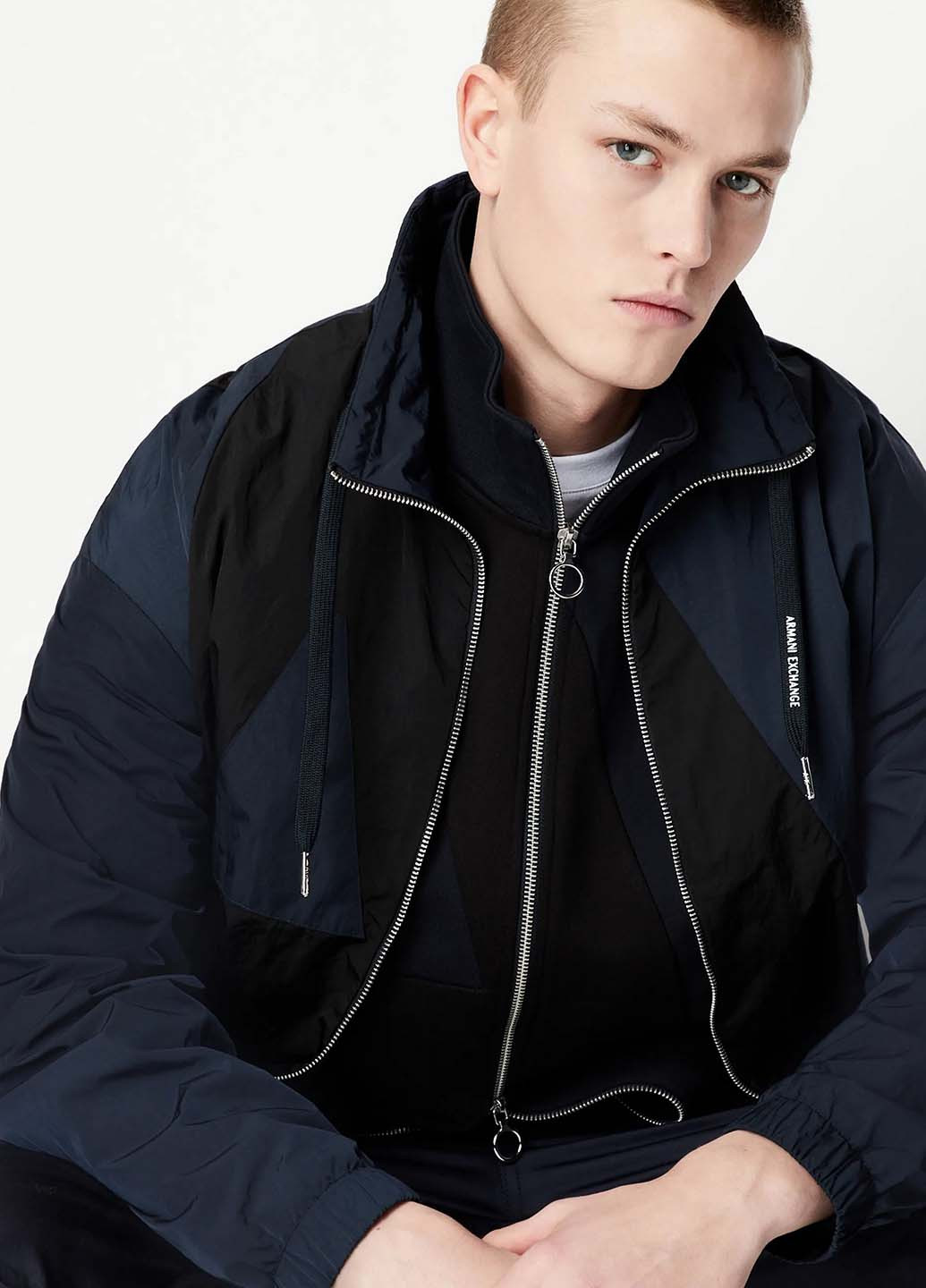 Індиго демісезонна куртка Armani Exchange