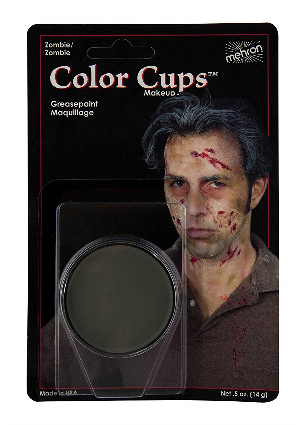 Кремовий грим Color Cups, Zombie Flesh (Плоть зомбі), 12 г Mehron (205593350)