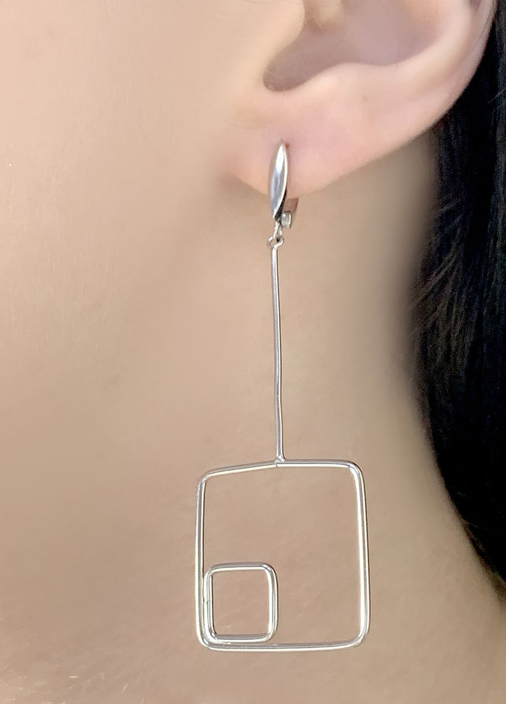 Серьги Silver Flame (164342592)