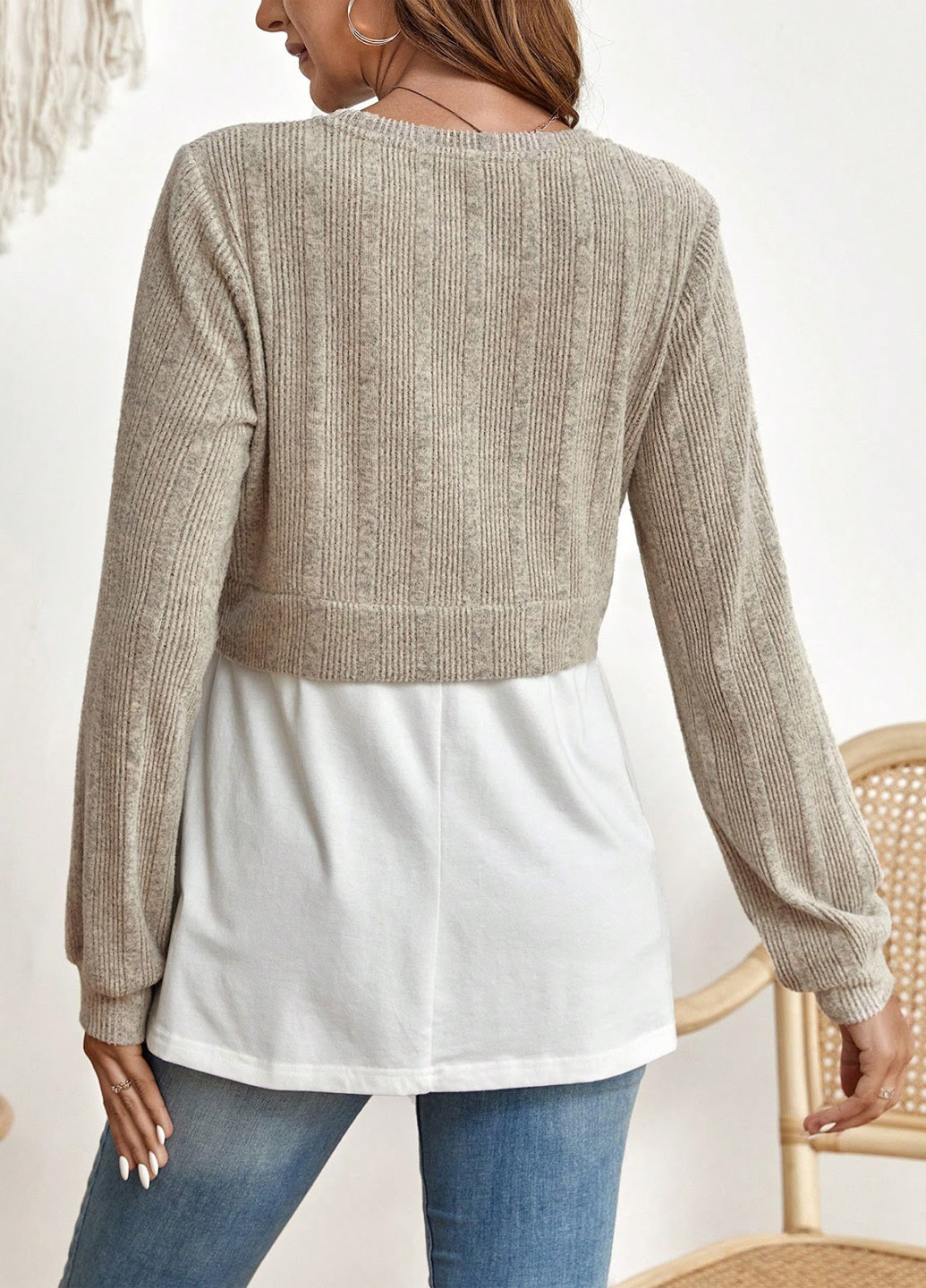 Жіночий лонгслів SHEIN (329821248)