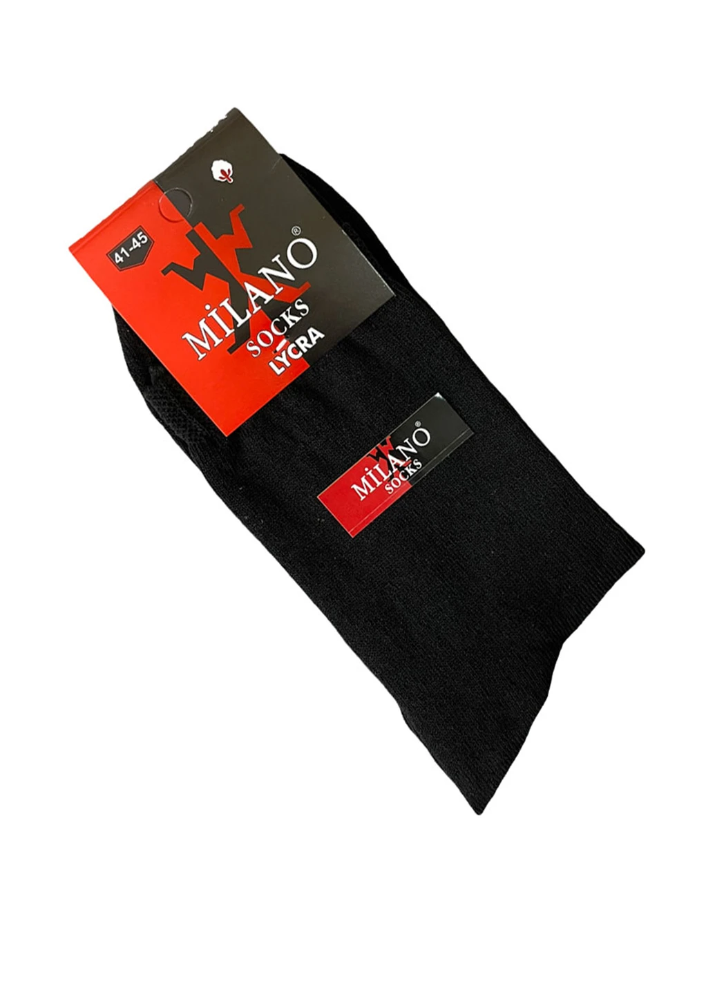 Чёрные носки Milano однотонные (221062689)