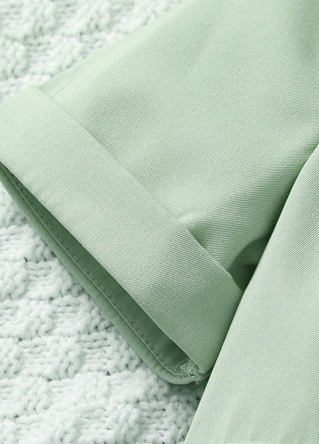 Світло-зелений літній костюм (піджак, шорти) з шортами SHEIN