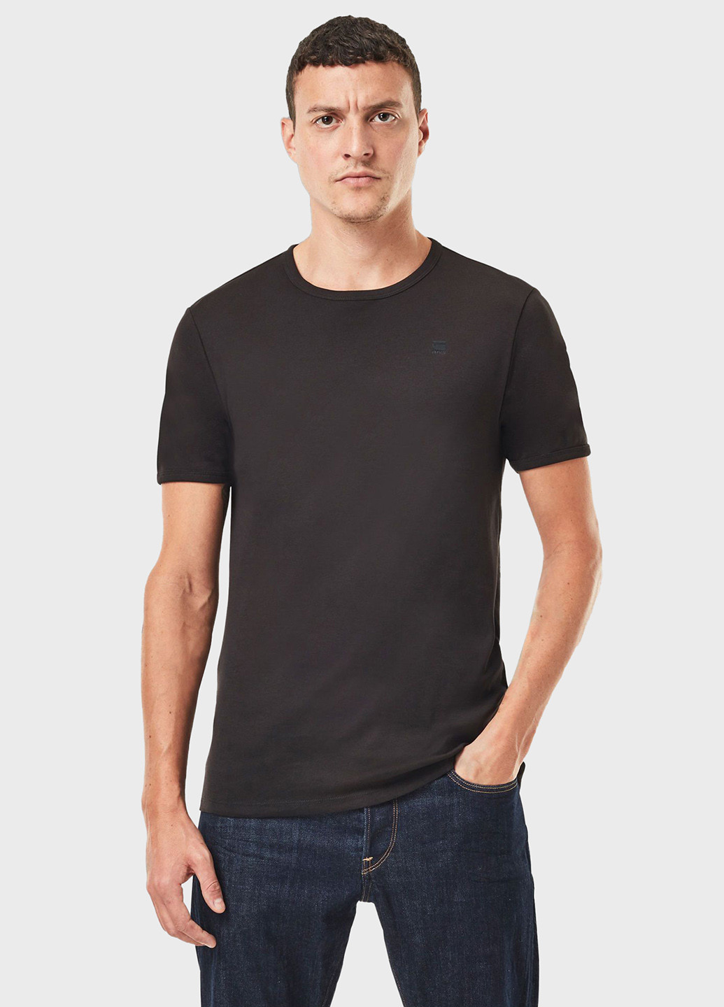 Чорна футболка G-Star Raw