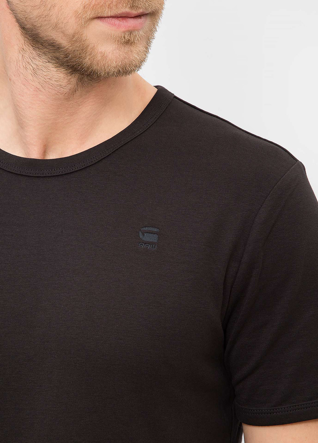 Чорна футболка G-Star Raw