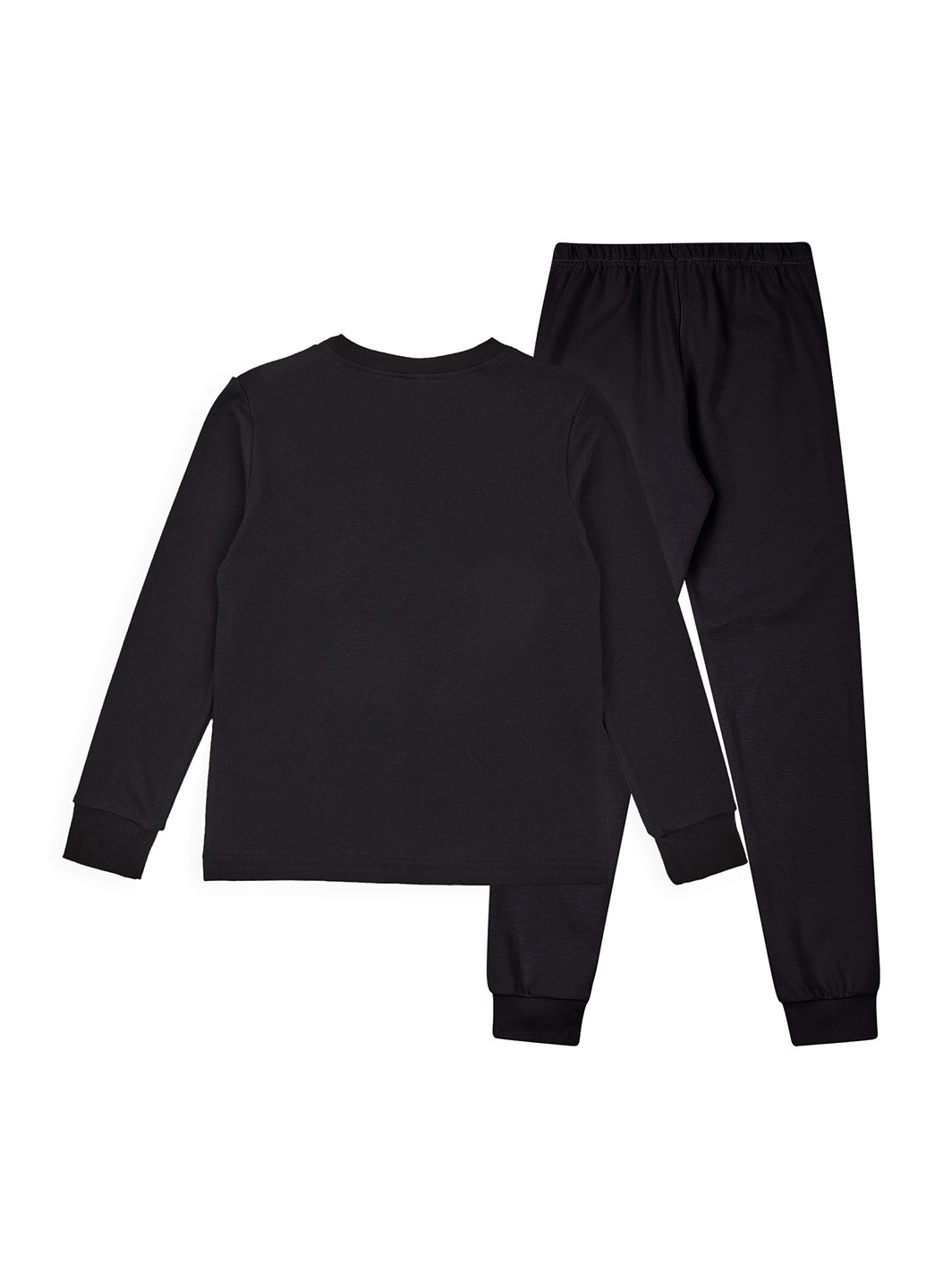 Черно-белая всесезон пижама (лонгслив, брюки) лонгслив + брюки Garnamama