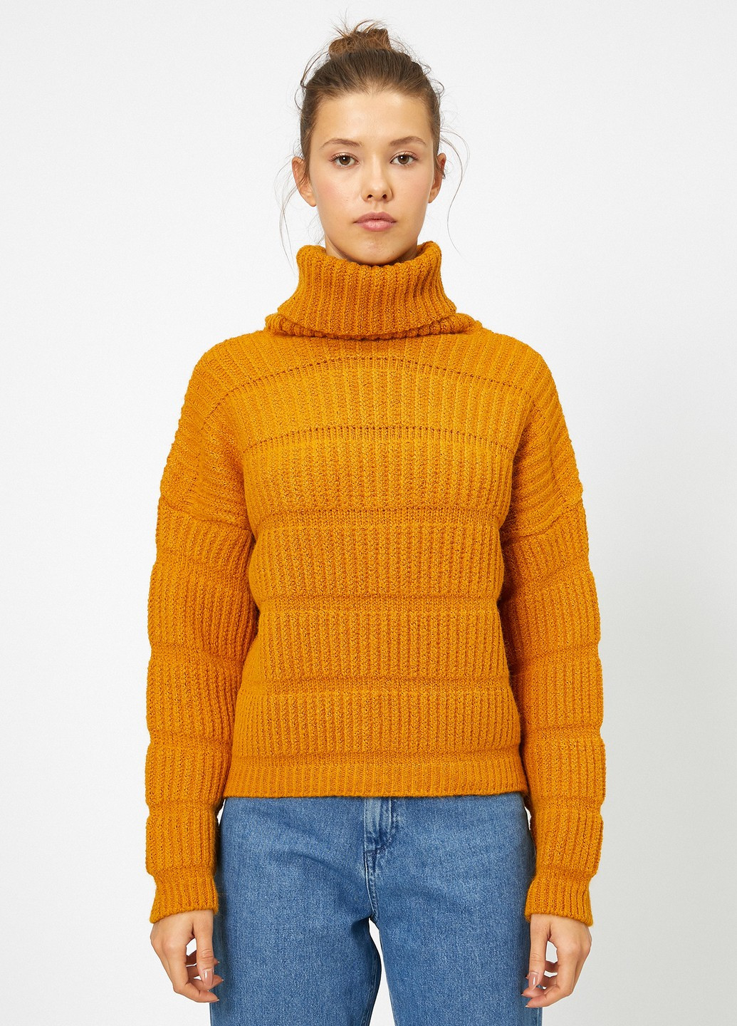 Охряной зимний свитер KOTON