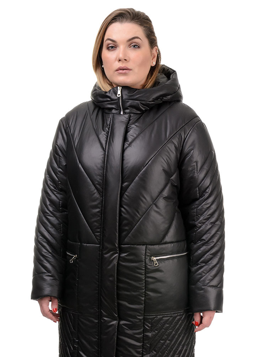 Черная зимняя куртка A.G.