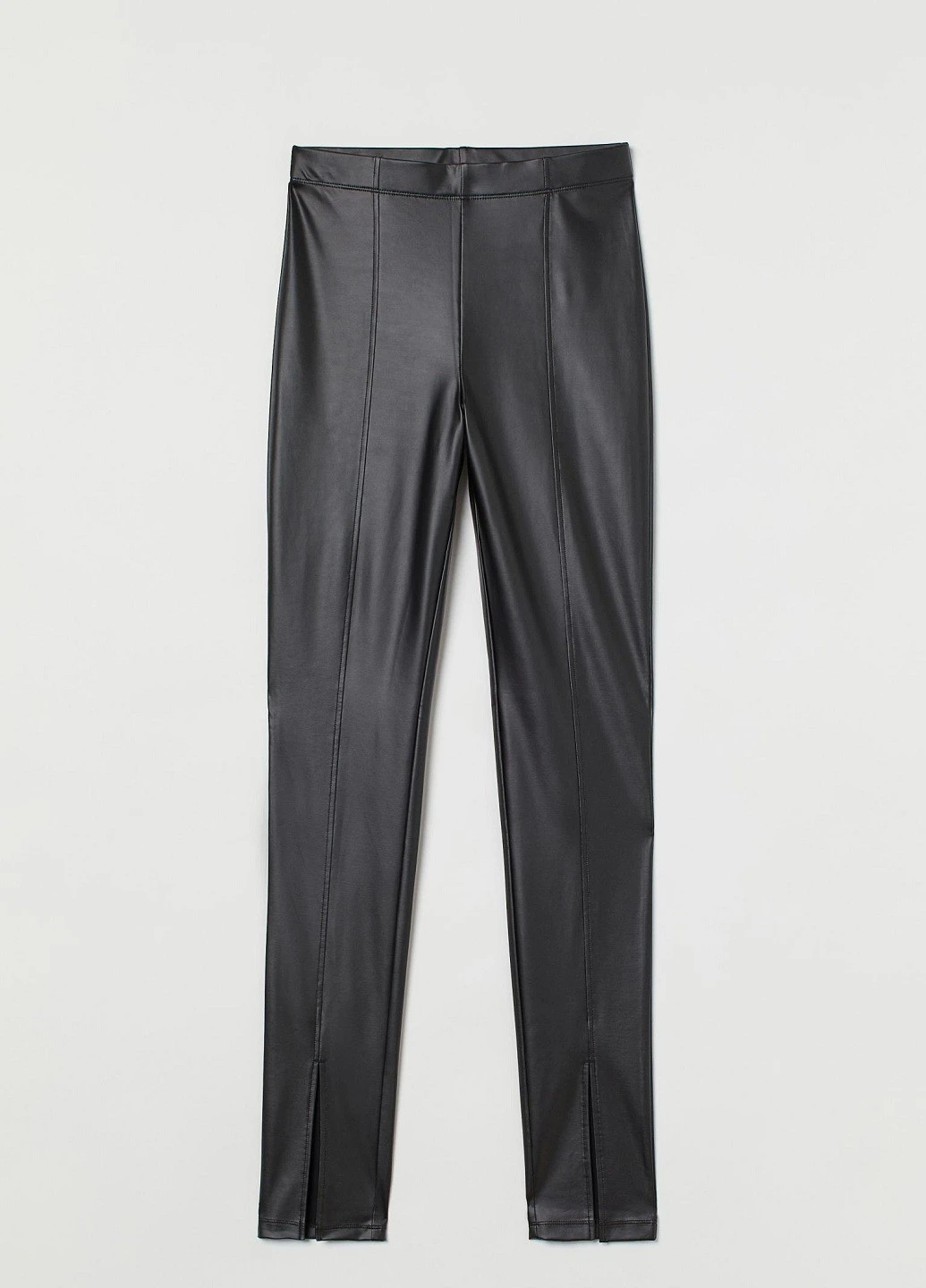 Черные демисезонные леггинсы H&M