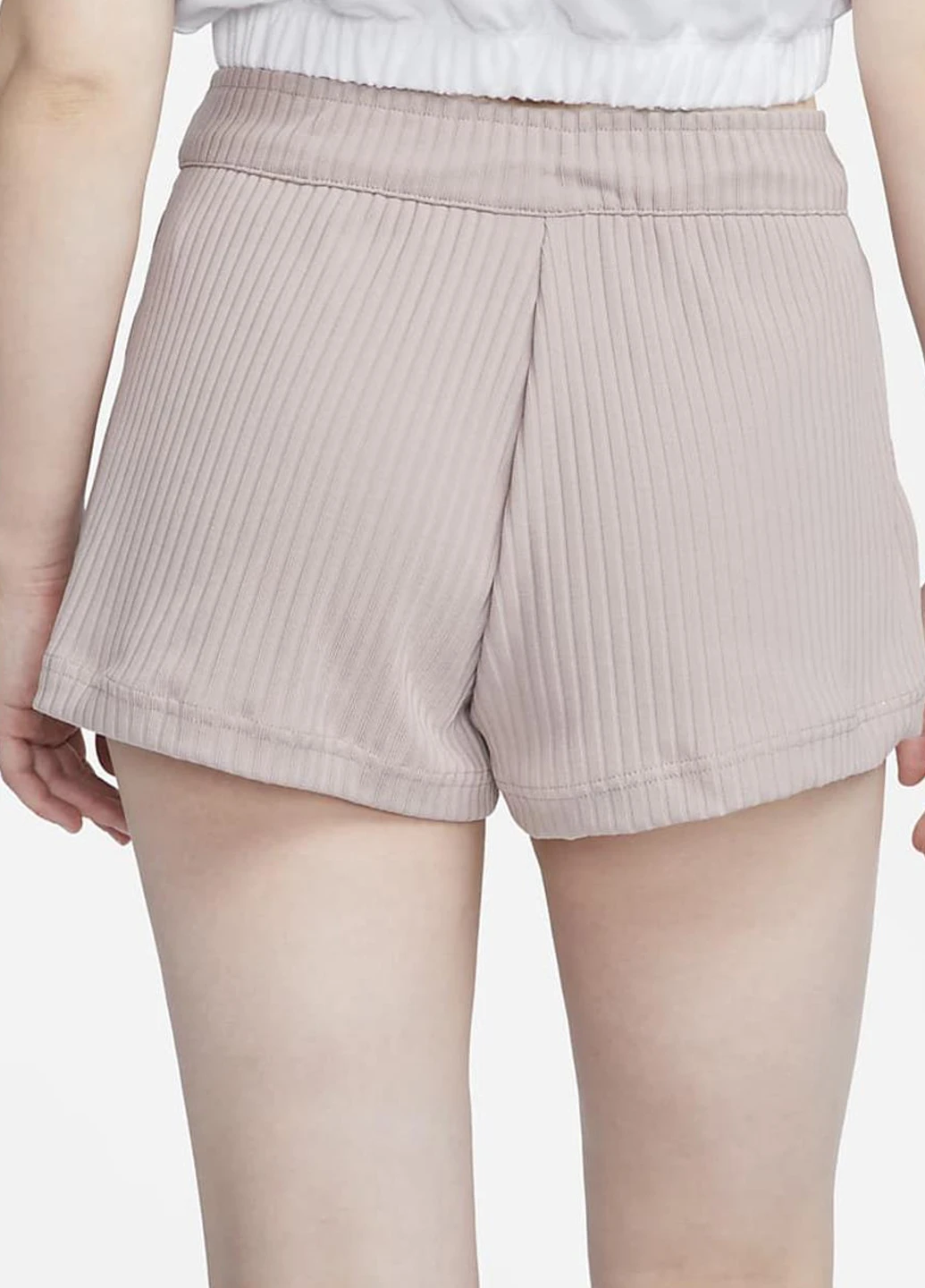 Шорти DV7862-272 Nike High-Waisted Ribbed Jersey Shorts (322022510)