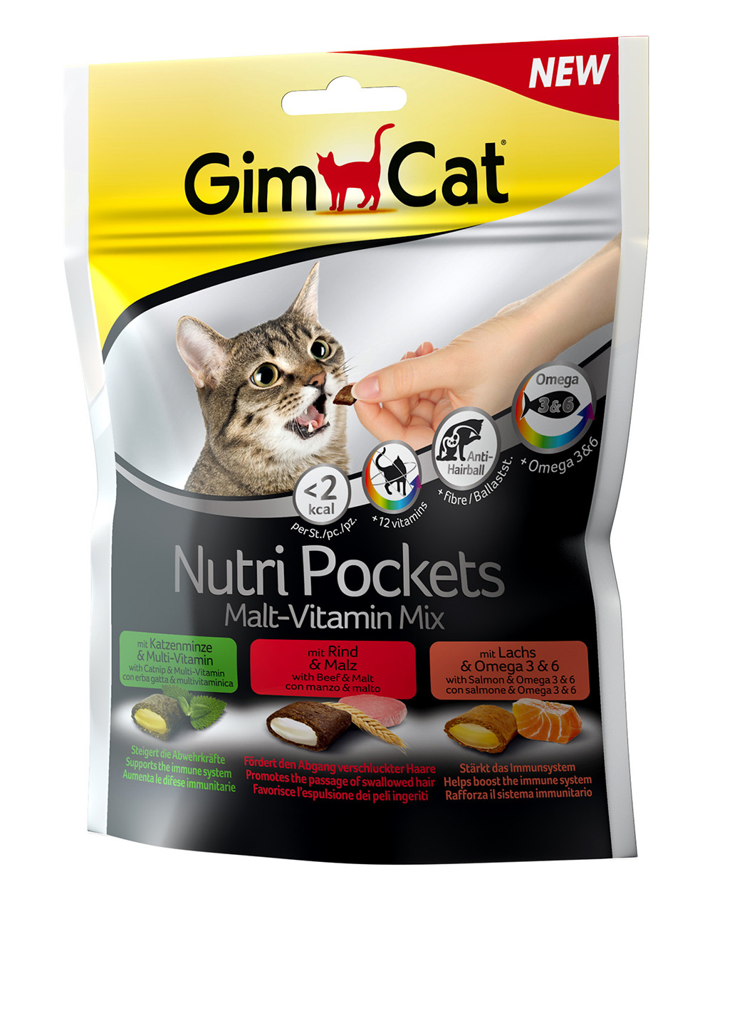 Ласощі для кішок Nutri Pockets, 150 гр Gimborn (16935214)