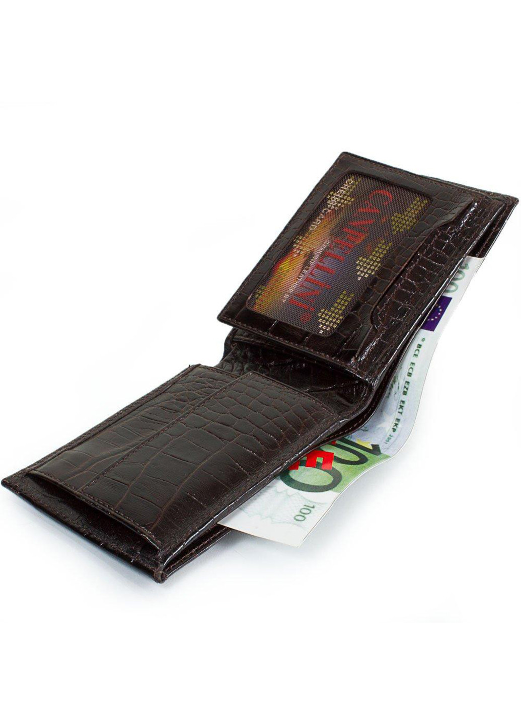 Мужской кожаный кошелек 11х8,5х2,5 см Canpellini (252133688)