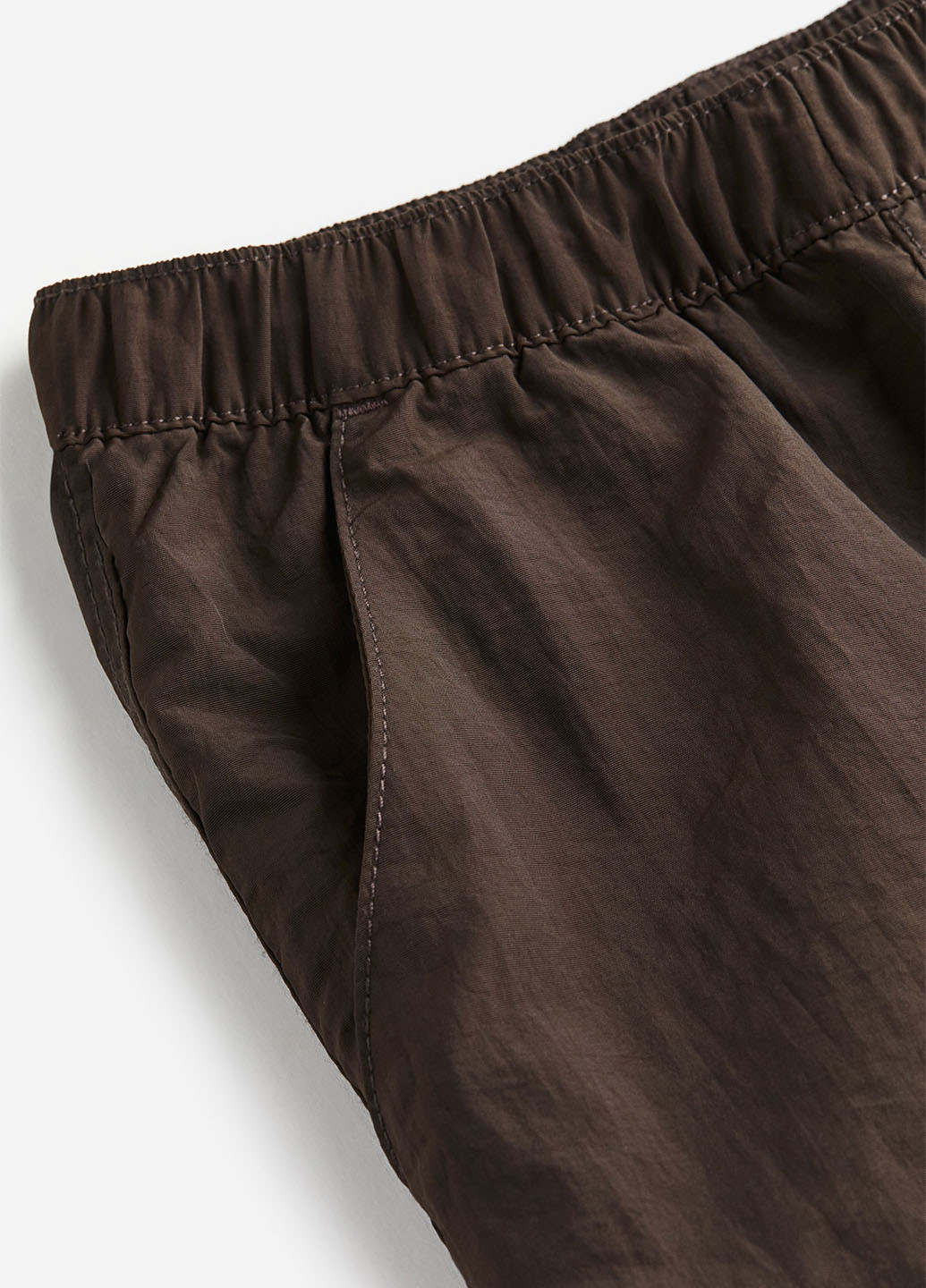 Темно-коричневые кэжуал демисезонные карго брюки H&M