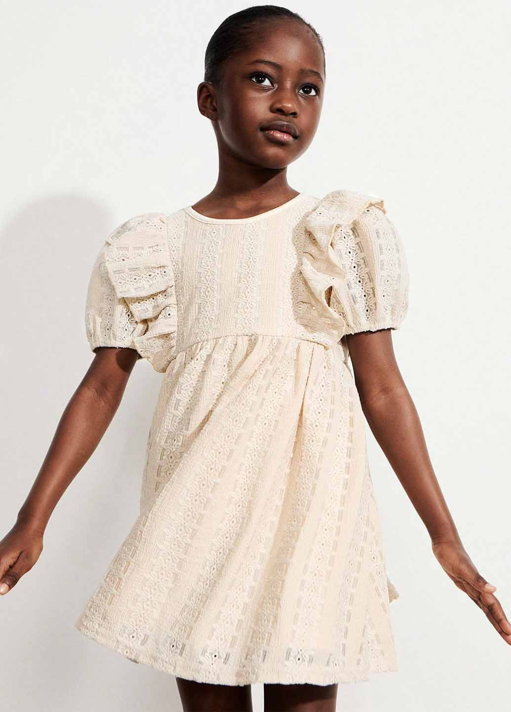 Кремовое платье SHEIN (367210946)