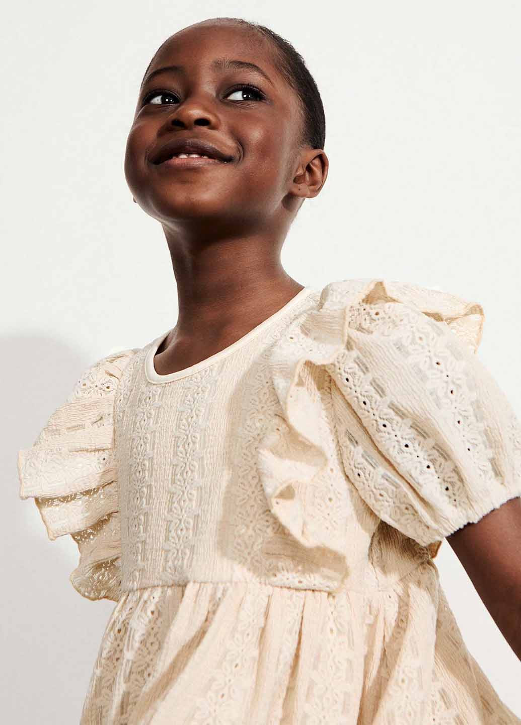 Кремовое платье SHEIN (367210946)