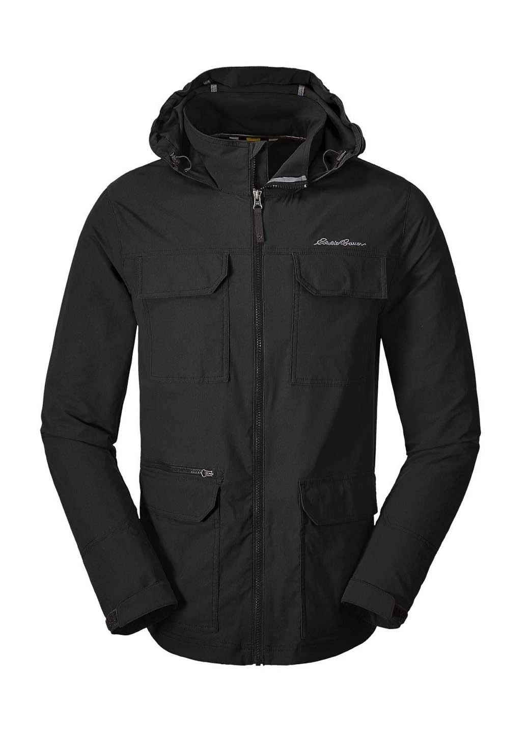 Черная демисезонная куртка Eddie Bauer