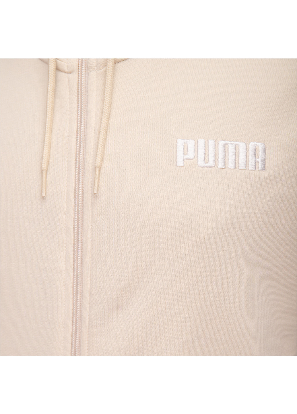 Бежева демісезонна толстовка men's full-zip hoodie Puma