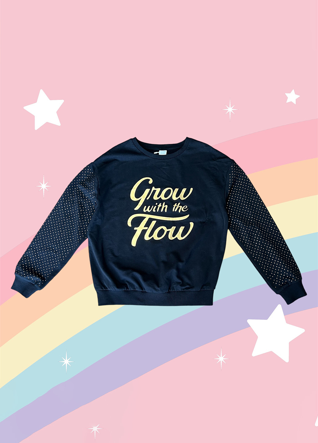 Piazza Italia свитшот надпись черный кэжуал хлопок