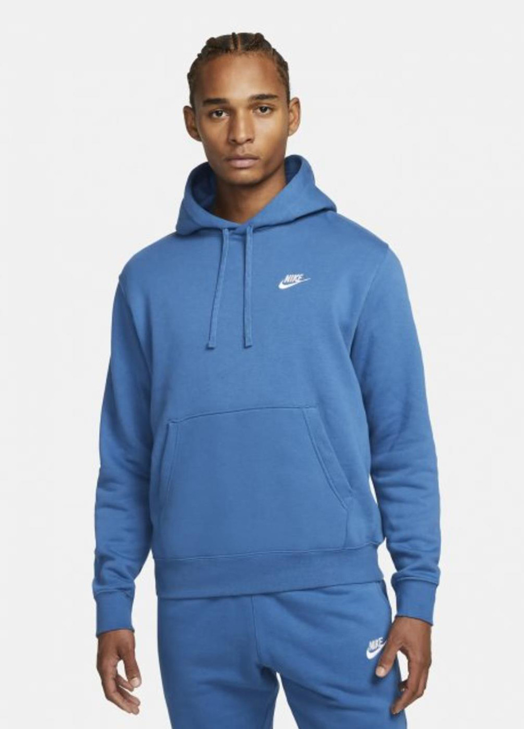 Худи BV2654-450 Nike M Nsw Club Hoodie Po Bb (319365998)