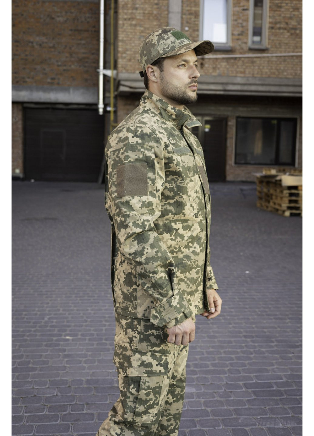 Оливковый (хаки) демисезонный мужской армейский костюм для всу (зсу) тактическая форма рип-стоп украина пиксель 52 размер 7113 Power