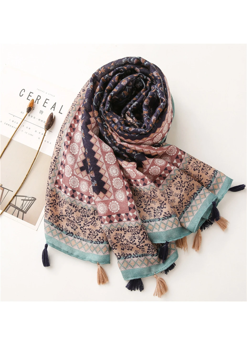 Шарф шаль м'який матовий, весінньо-осінній, 180*90см Mulberry (216641980)