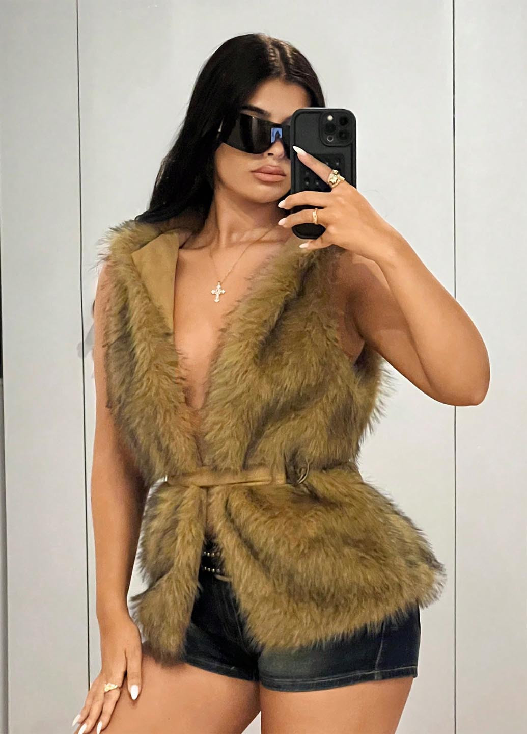 Полушубок SHEIN (346914558)