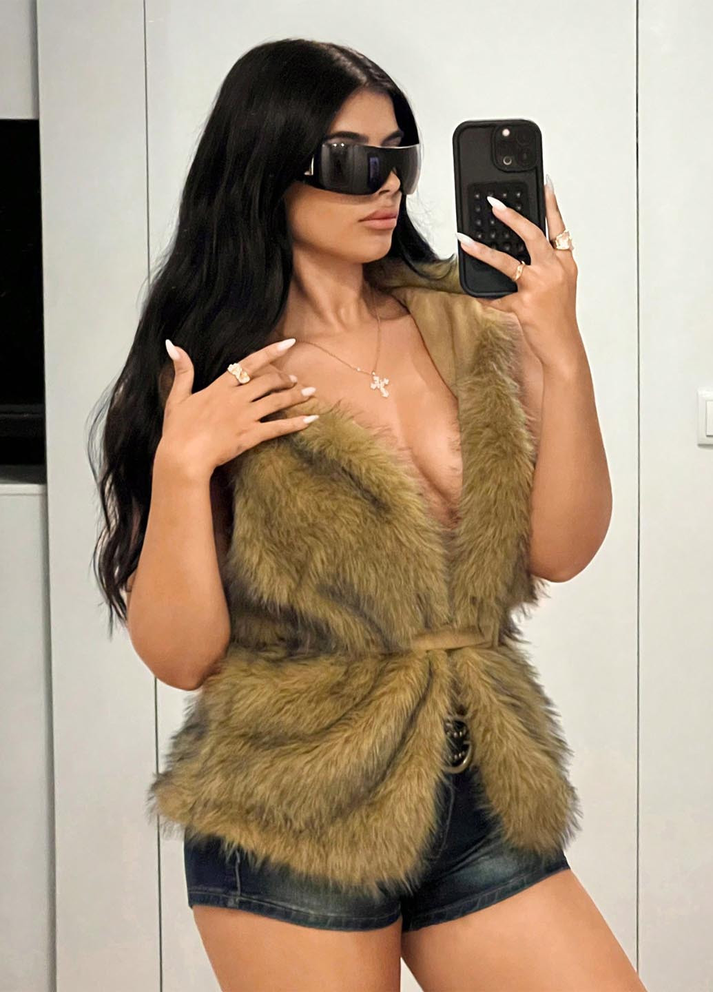 Полушубок SHEIN (346914558)