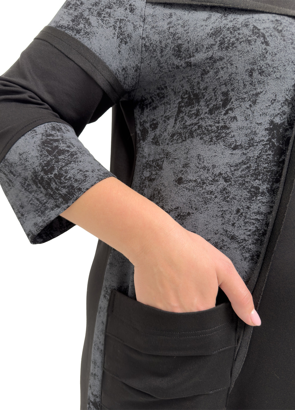 Черное кэжуал платье футляр Hookk Design однотонное