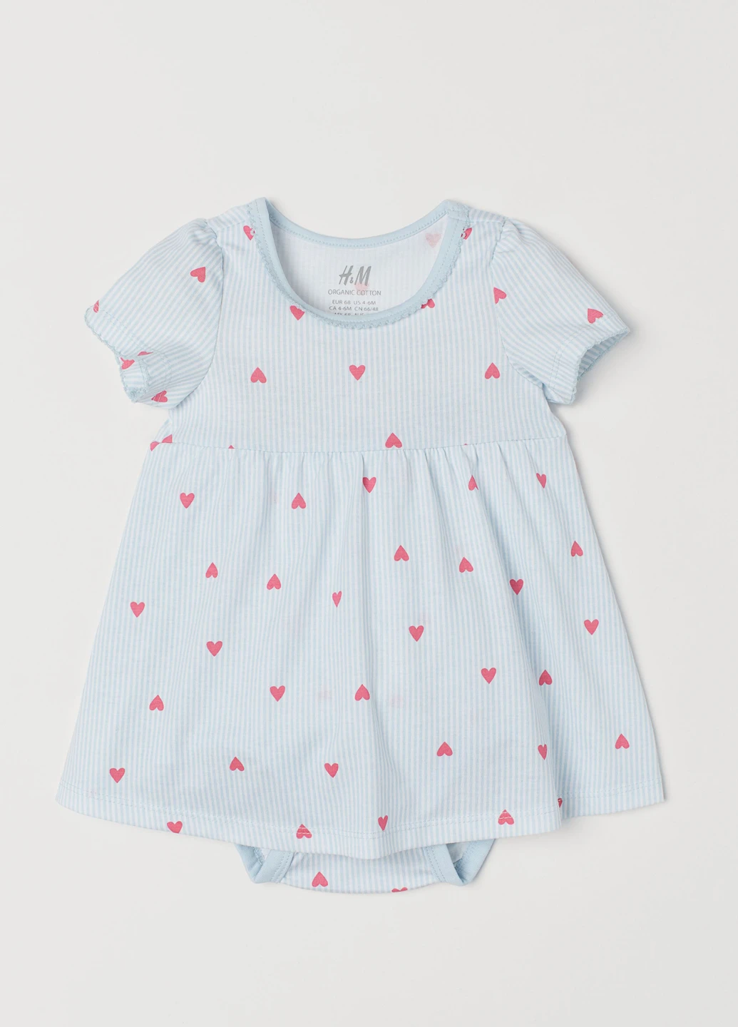 Голубое платье-боди H&M (177410396)