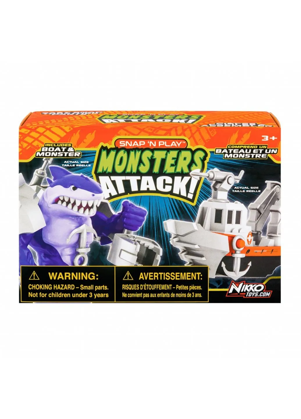 Ігровий набір Snap'n Play Boat and monster (20306) Road Rippers (254081723)