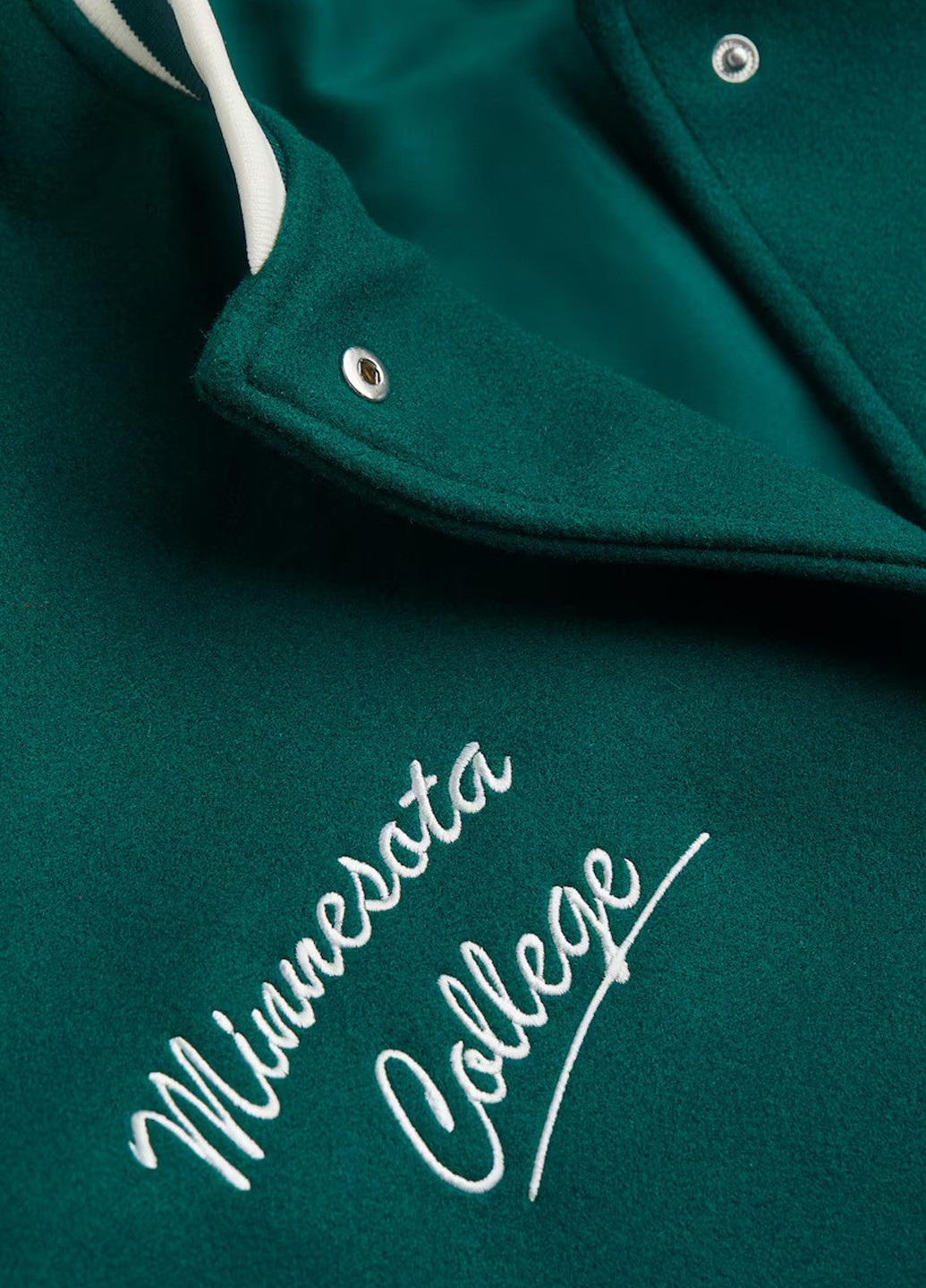 Бомбер H&M бейсбольний на кнопках (322376122)