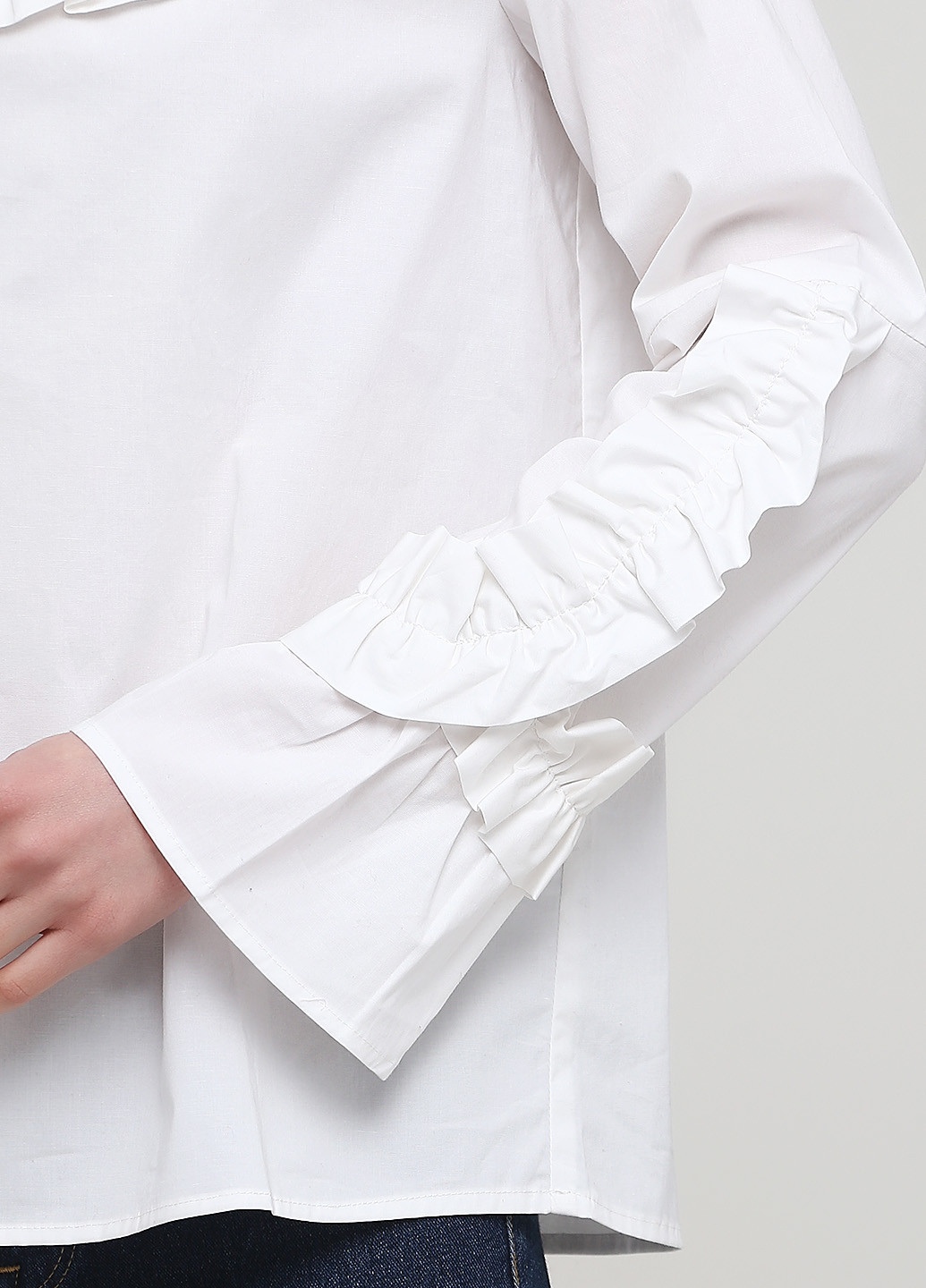Белая демисезонная блуза Rick Cardona