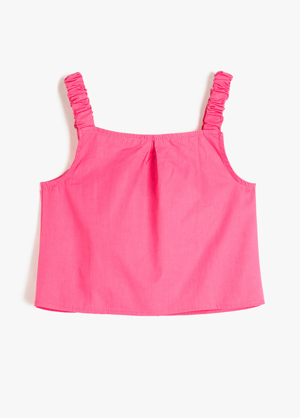 Розовая однотонная блузка KOTON летняя