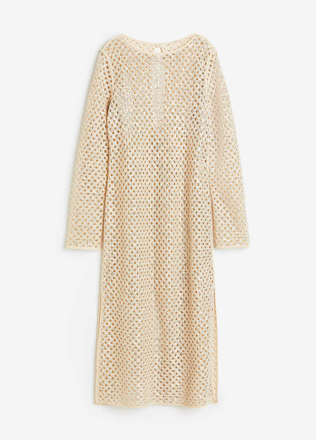 Золотистий кежуал сукня H&M однотонна