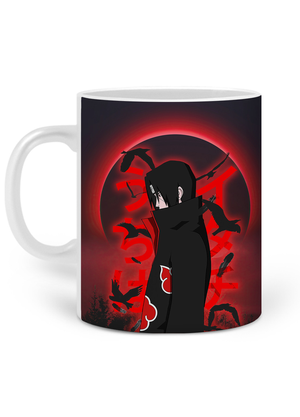 Кружка Итачи Учиха (Itachi Uchiha) 330 мл Чашка Керамическая (20259-2817) MobiPrint (221743199)