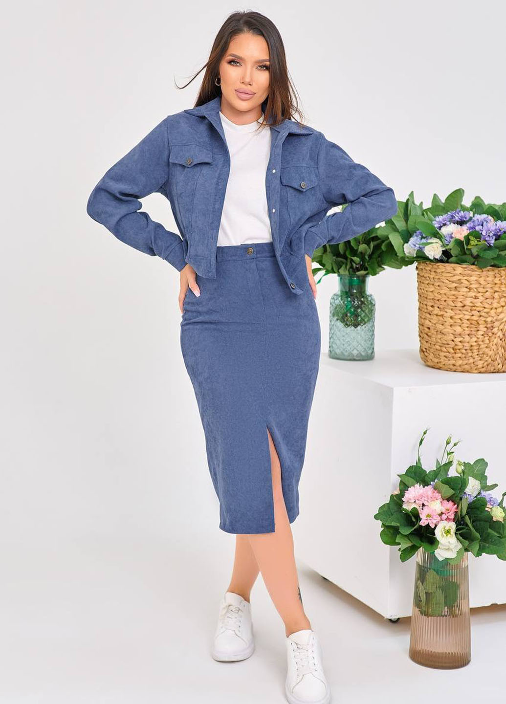 Костюм (жакет, юбка) No Brand (358867119)