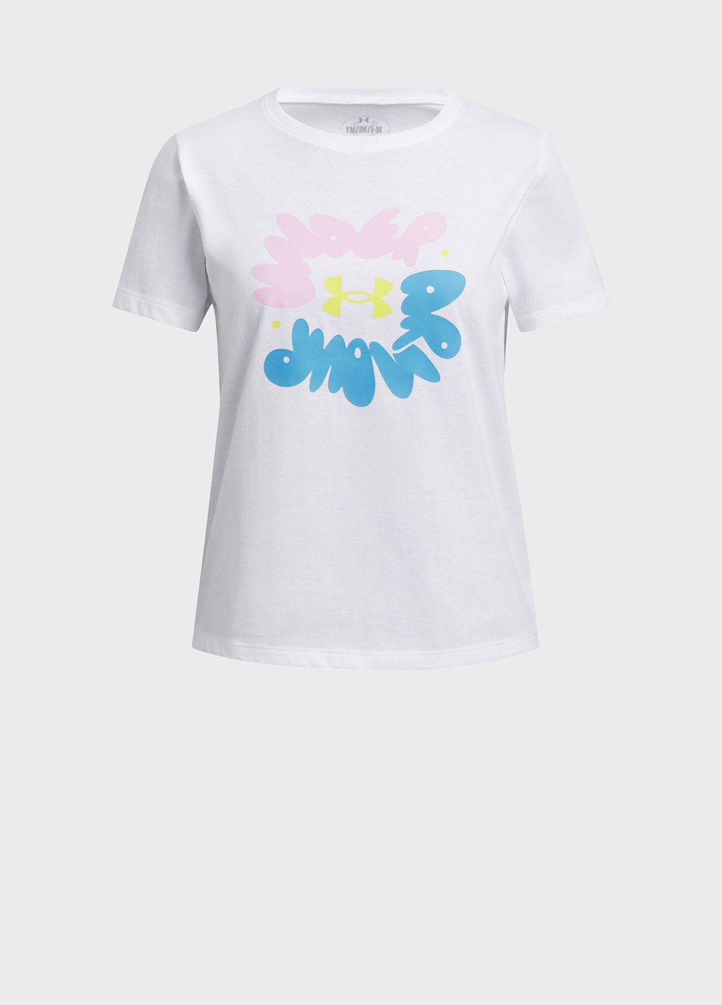 Белая летняя футболка Under Armour