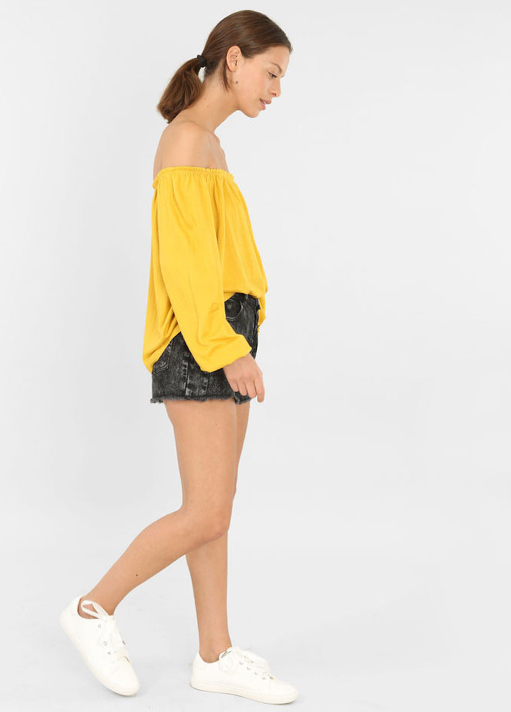 Жовта демісезонна блуза Pimkie