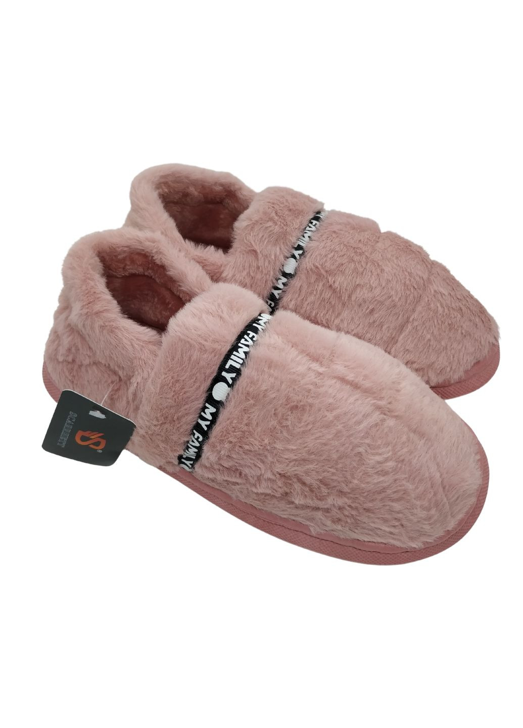Хатні капці-чобітки жіночі Пухнастики рожеві Scarrhett рожевий домашній