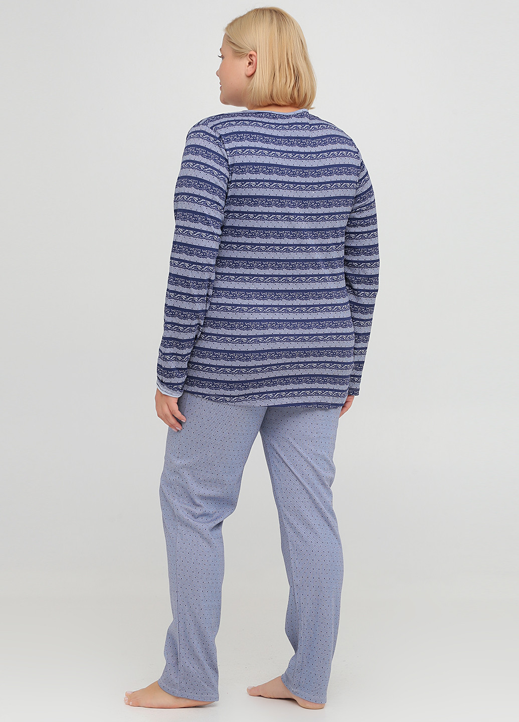 Темно-синяя всесезон пижама (кофта, брюки) кофта + брюки SieLei