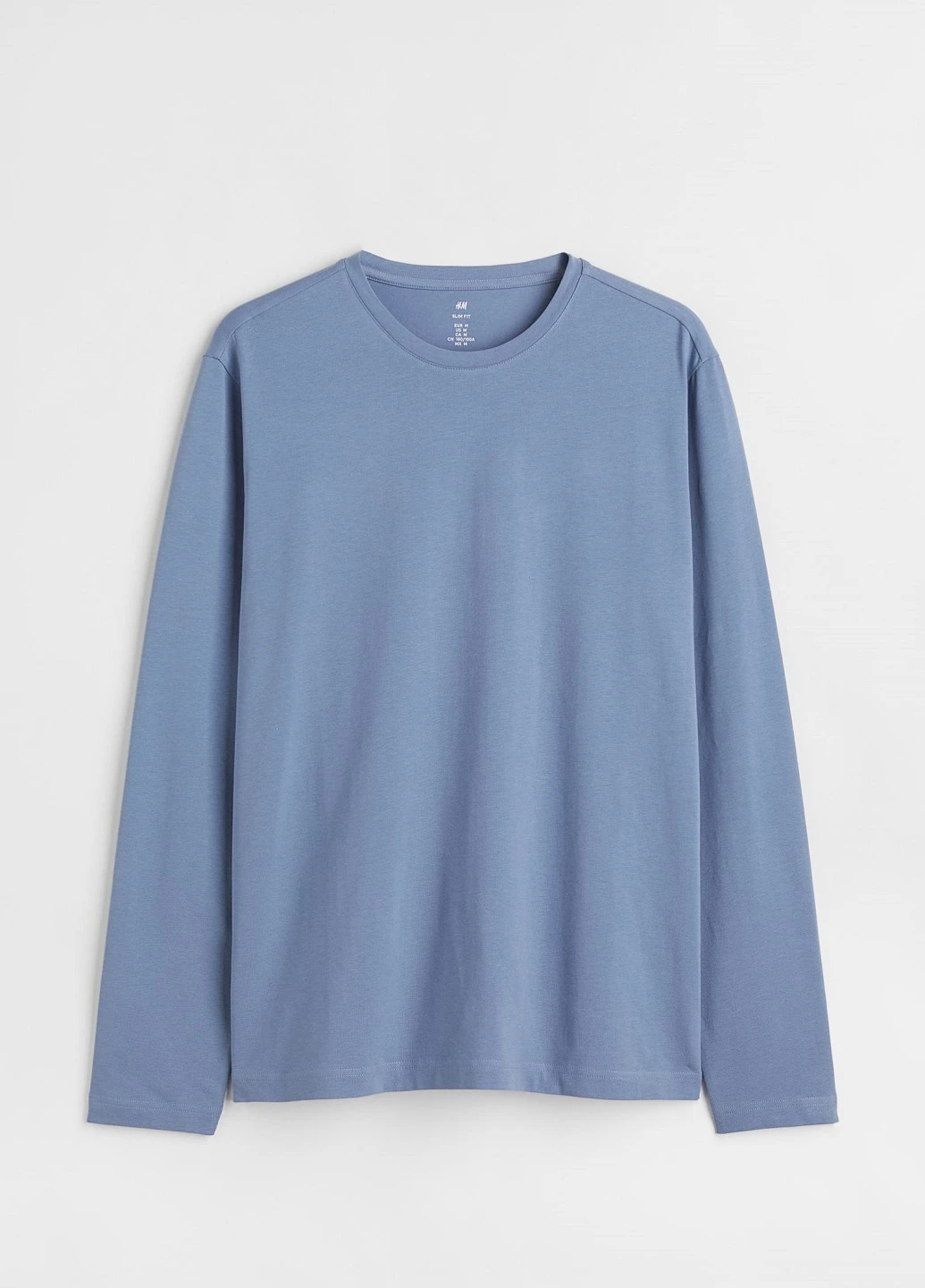 Лонгслів H&M синій кежуали